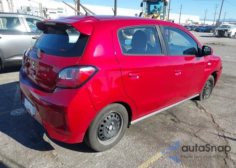 2021 Mitsubishi Mirage Carbonite Edition/Es/Le from USA, damaged, VIN ML32AUHJ0MH005963